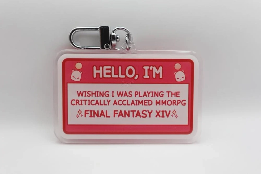 Wishing I Playing FFXIV Acrylic Keychain