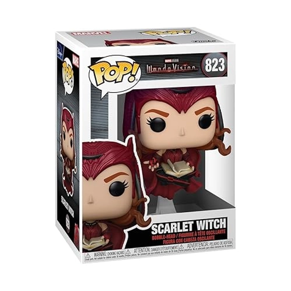 Funko POP! Marvel: WandaVision – Scarlet Witch - Figura in Vinile da Collezione - Idea Regalo - Merchandising Ufficiale - Giocattoli per Bambini e Adulti - TV Fans - Figura per i Collezionisti