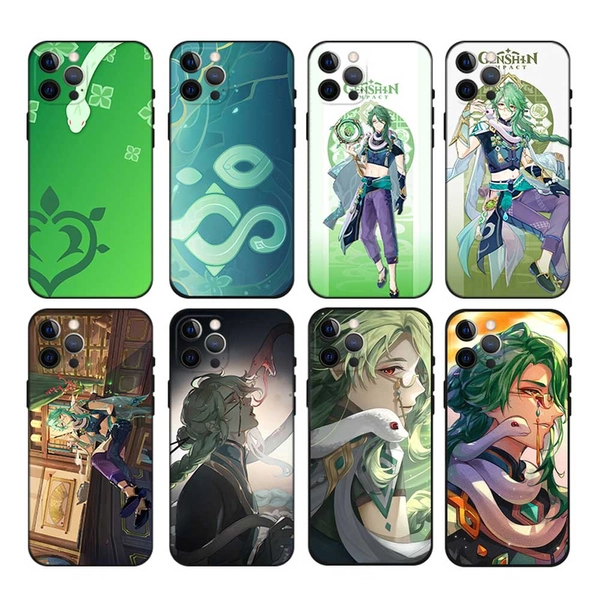 Baizhu Genshin Impact iPhone Case Bubu Pharmacy Baizhu Phone Cases