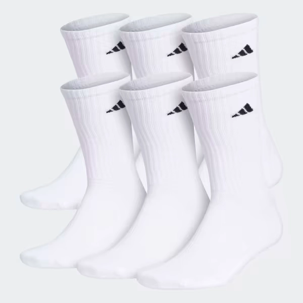 White Adidas Socks