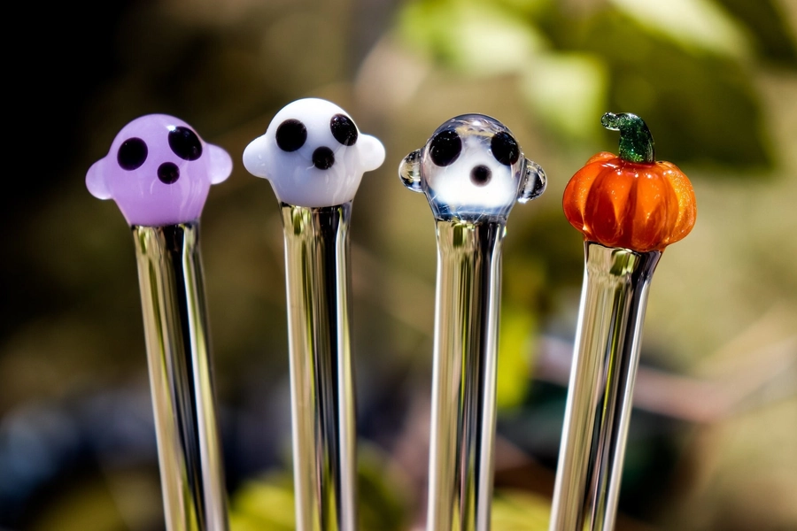 Halloween Glass Stir Sticks