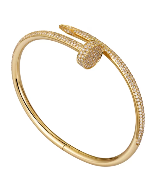 Cartier Yellow Gold and Diamond Juste un Clou Bracelet | Harrods UK