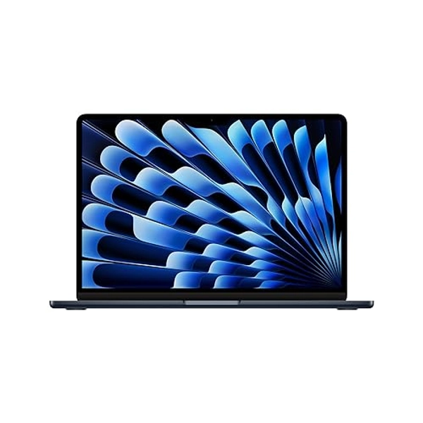 Apple 2024 MacBook Air 13-inch Laptop with M3 chip: Built for Apple Intelligence, 13.6-inch Liquid Retina Display, 16GB Unified Memory, 256GB SSD Storage, Backlit Keyboard, Touch ID; Midnight