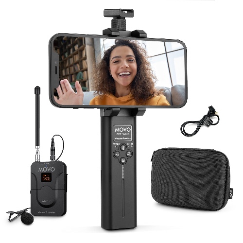 WMX-7-SP | 12-Channel Wireless VHF Lav Mic Smartphone System | Movo
