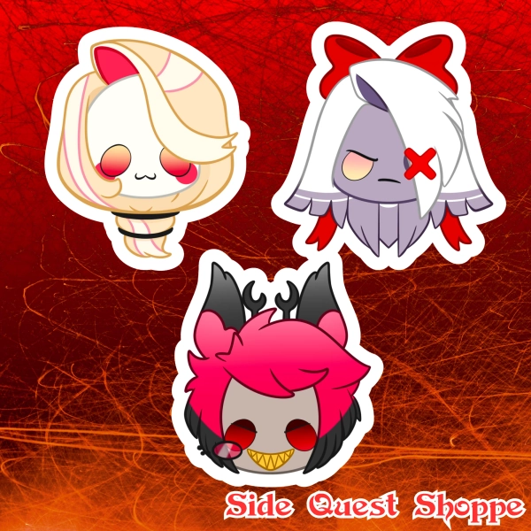 Hazbin Water Resistant Vinyl Sticker - Vaggie