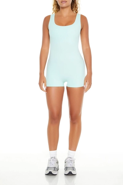 Active Uplift Scrunch Tank Romper | Forever 21