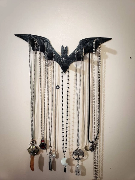 Bat Necklace Holder