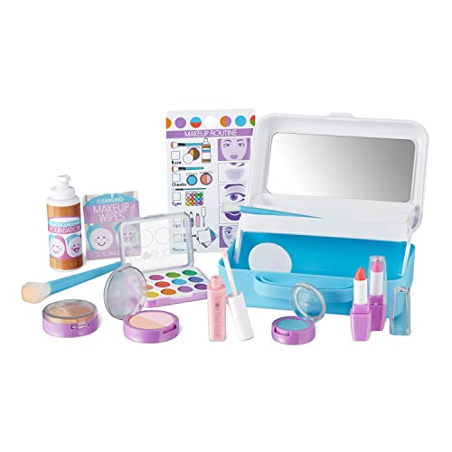 Melissa & Doug Love Your Look - Makeup Kit Play Set,16 pieces of pretend makeup - Pretend Makeup Kit