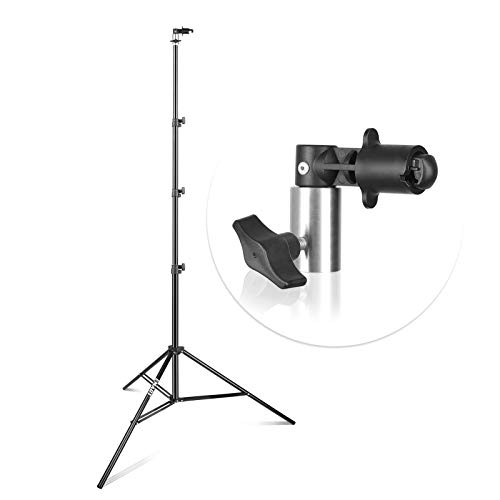 EMART Photography Green Screen Background Reflector Light Stand, 8.5ft Portable Light Reflector Holder Clamp for Reflector Diffuser, Disc Reflectors, Pop Up Backdrop, Photo and Video Studio - Kit with Reflector Disc Holder