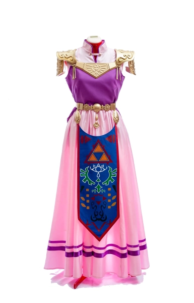 Princess Zelda ocarina of time cosplay costume. legend of zelda cosplay costume