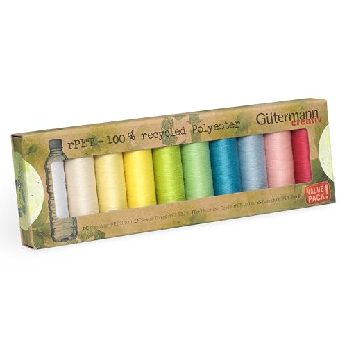Gutermann thread. Pastels.
