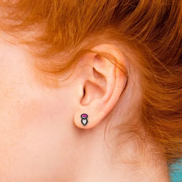 Gem Butt Plug Earrings