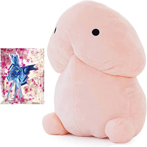 RZUFZPNB Funny Plush Pillow Cartoon Soft Stuffed Plush Home Decor Pillow Cute Creative Plush Prank Festival Gift for Girlfriend Boyfriend (Pink, 7.8in) - 7.8in - Pink