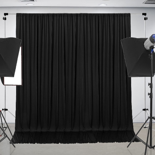 Black Backdrop Curtain