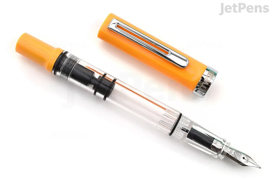 TWSBI ECO-T Saffron Fountain Pen - Fine - Limited Edition