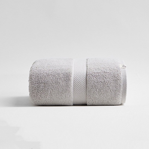Luxury Cotton Bath Towels - Light Grey