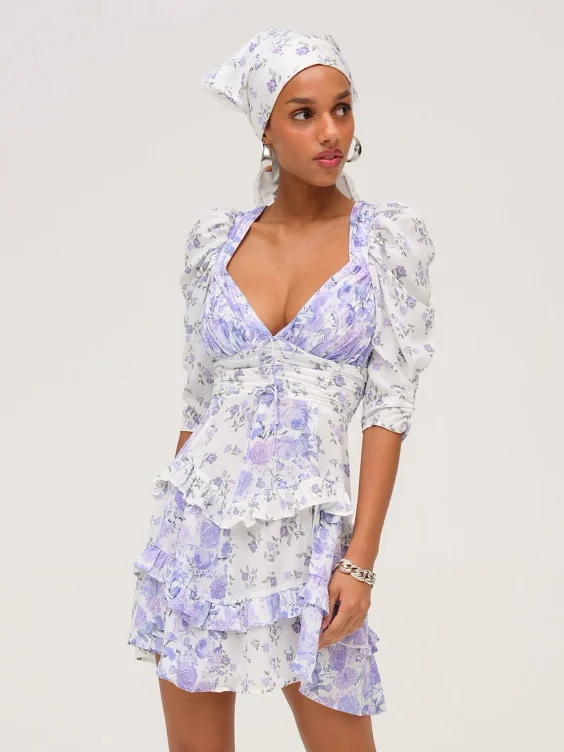 Buy Rosalyn Mini Dress, Purple - Order Dresses online - Victoria's Secret US