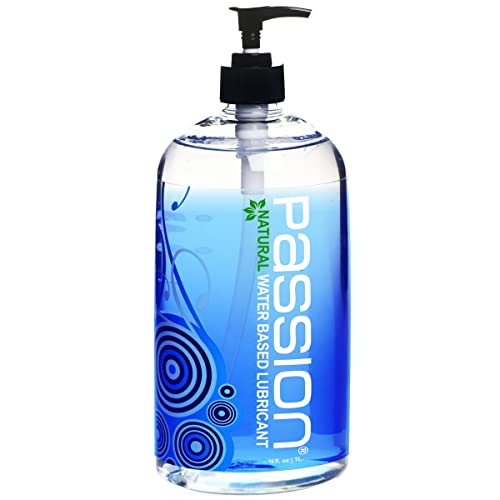Passion Natural Water-Based Lubricant - 16 oz - Unscented - 16 Fl Oz (Pack of 1)