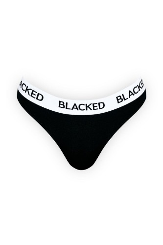 Blacked Thong Panty | LG / Black