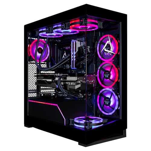 CLX Horus Gaming PC - Intel Core i9 14900KF 3.2GHz, GeForce RTX 4080 Super, 2TB NVMe M.2 SSD, 6TB HDD, 64GB DDR5 RGB Memory, 360mm AIO, WiFi, Windows 11 Home, Black