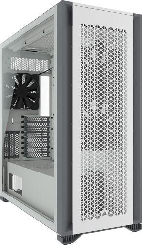 CORSAIR 7000D AIRFLOW Full-Tower ATX PC Case, White - White PC Case