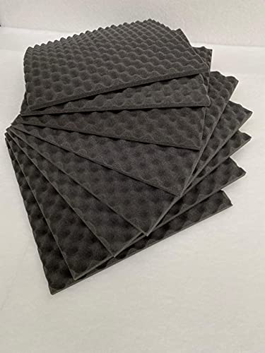 Acoustic FOAM Egg BOX 2 cm KIT C/10 PIECES 50x50 cm - 2.5 m2