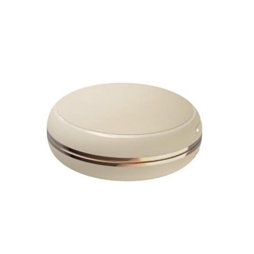 Macaron Cute Power Bank / Hand Warmer with Mirror - Beige