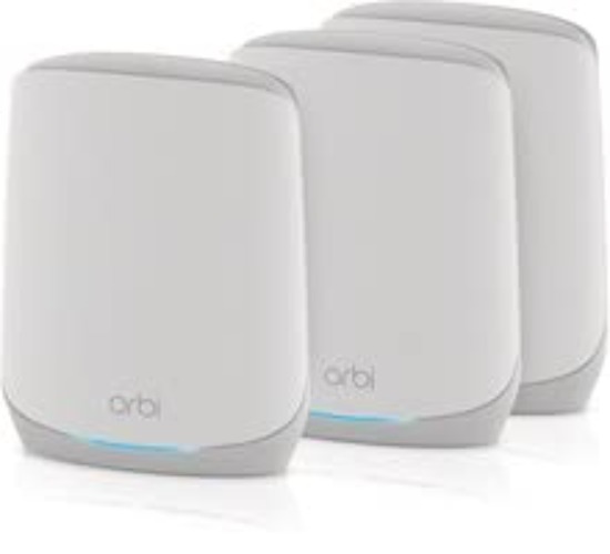 Netgear Orbi RBK763-100NAR AX5400 Tri-band WiFi 6 Mesh System, 5.4Gbps, Router and 2 Satellites (Renewed) - 7