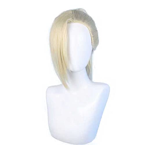 REYHS Cosplay Wig,Yamanaka Ino Cosplay Wig,Long ponytail yellow Wig,with Free Wig Cap,Halloween Costume Cosplay,for Christmas Carnival party
