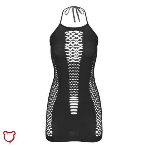 Goth Fishnet Bodycon Dress