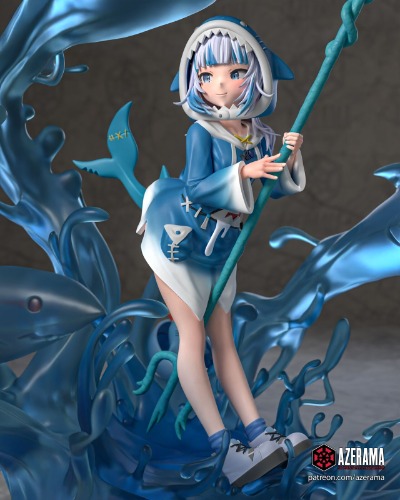 Gawr Gura Resin Figure / Statue various sizes