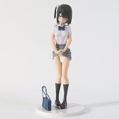 Zatanend Ecchi Figure Shizuku Chan Anime Girl Figure,Waifu Figure,Hentaii Figure,Anime Figure,Anime Figure Girl.Sexy Anime Figures +18 Uncensored Collection Gift Model Toys No Box(School Uniform Ver.) - School Uniform Ver.