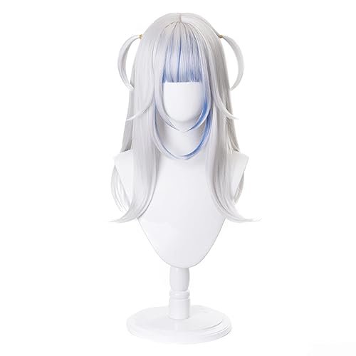 Soyusunny Cosplay Wig Costume Halloween Wigs for Women Girls (Gray Blue) - Gray Blue