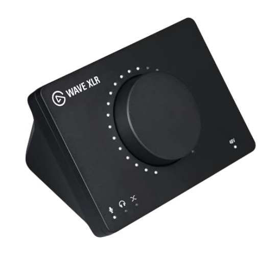 Elgato Wave XLR - Audio Mixer and 75 db Preamp for XLR Mic to USB-C, Control Interface with 48V Phantom Power, Tap-to-Mute, Digital Mixing Software for Streaming, Recording, Podcasting on Mac and PC - Wave XLR
