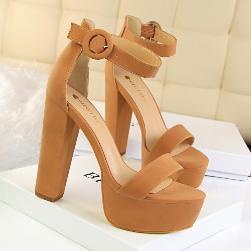 Sugarbaby Heels - Brown / 7