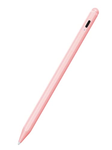 Stylus Pen for iPad 9th&10th Generation-2X Fast Charge Active Pencil Compatible with 2018-2023 Apple Pro11&12.9 inch, Air 3/4/5,iPad 6-10,iPad Mini 5/6 Gen-Pink - Pink
