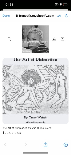 The Art of Distraction coloring book