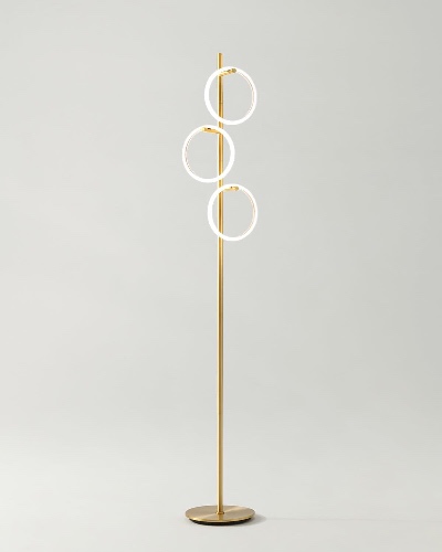 Saturn Floor Lamp - Antique Brass