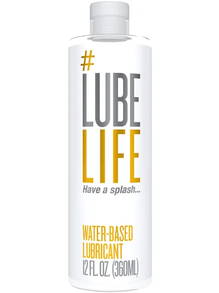 #LubeLife Water Based Personal Lubricant, 12 Ounce Sex Lube for Men, Women and Couples