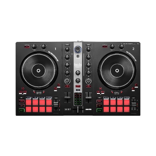 Hercules DJControl Inpulse 300 MK2 – USB DJ controller – 2 decks with 16 pads and built-in sound card – DJ software and tutorials included
