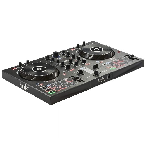 Hercules DJ Control Inpulse 300 | 2 Channel USB Controller, with Beatmatch Guide, DJ Academy and Full DJ Software DJUCED Included - 