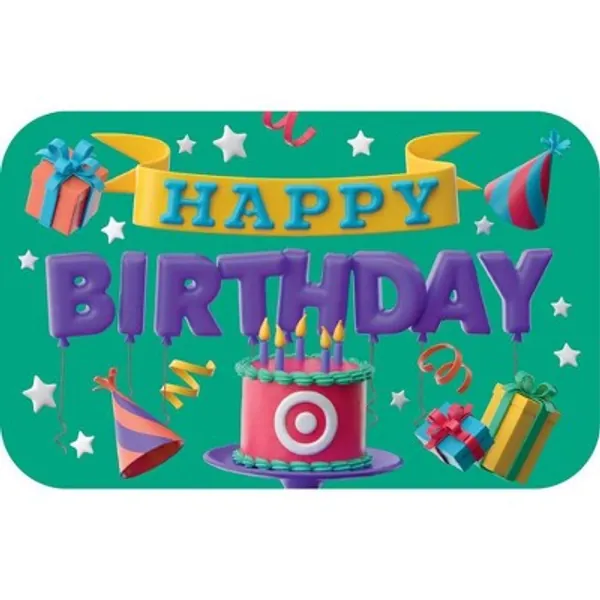 Happy Birthday Target Cake Target GiftCard $500