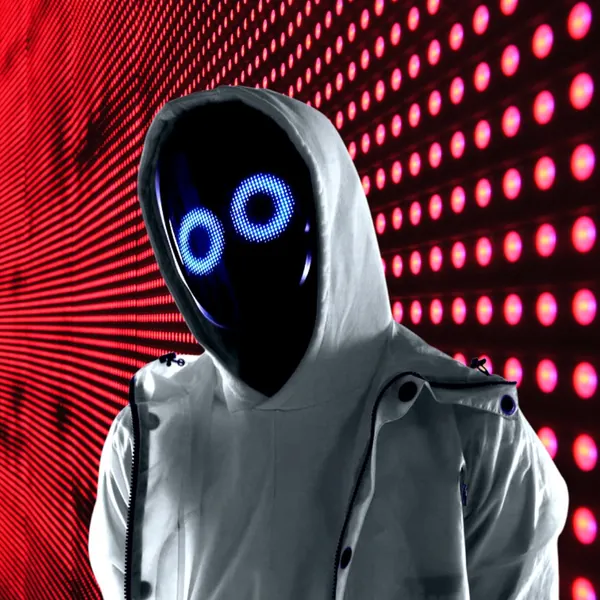 Face Transforming LED Mask - Electronic Changing Facial Mask, Programmable & Customizable Lighting Effect