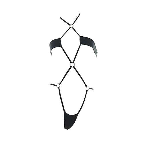 Women's Sexy Cute Micro Bikini Lolita Japanese Sexy Bra and Panty Set Cosplay Bikini - One Size - B0223black