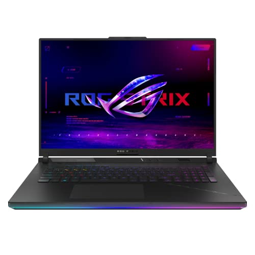 ASUS ROG Strix SCAR 18 Gaming Laptop | 18" QHD+ 240Hz/3ms entspiegeltes IPS Display | Intel Core i9-13980HX | 32 GB RAM | 1 TB SSD | NVIDIA RTX 4080 | Windows 11 | QWERTZ Tastatur | Black - Intel Core i9-13980HX - 32 GB - 1 TB SSD - NVIDIA RTX 4080