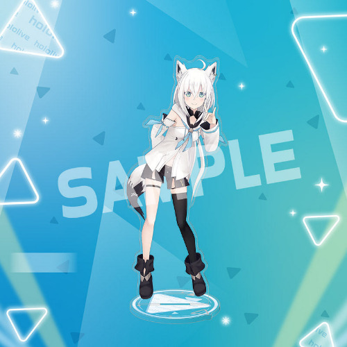 "hololive 3D Acrylic Stand" Shirakami Fubuki