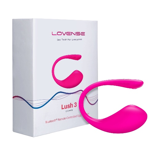 LOVENSE Wearable Lush 3.0 Couples Vibrator Bluetooth Massager Adult Toys for Women - 