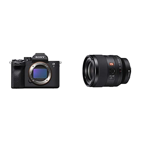 Sony Alpha 7 IV Full-Frame Mirrorless Interchangeable Lens Camera + Sony FE 35mm F1.4 GM Full-Frame Large-Aperture Wide Angle G Master Lens - Body Only - w/ 35mm F1.4 GM