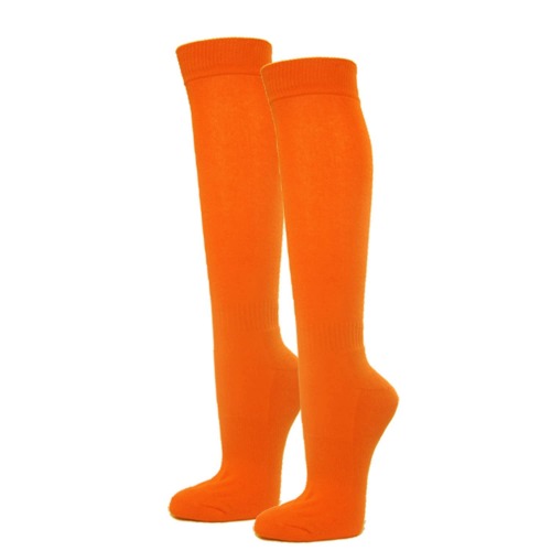 Knee High Sports Athletic Baseball Softball Socks - Small Orange