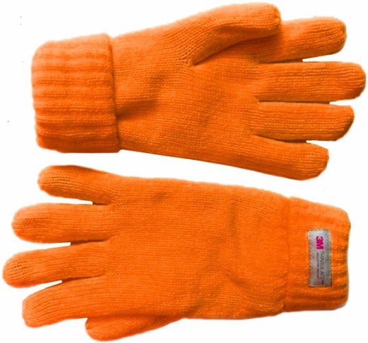 Thinsulate High Vis Gloves, Orange, One Size - Orange